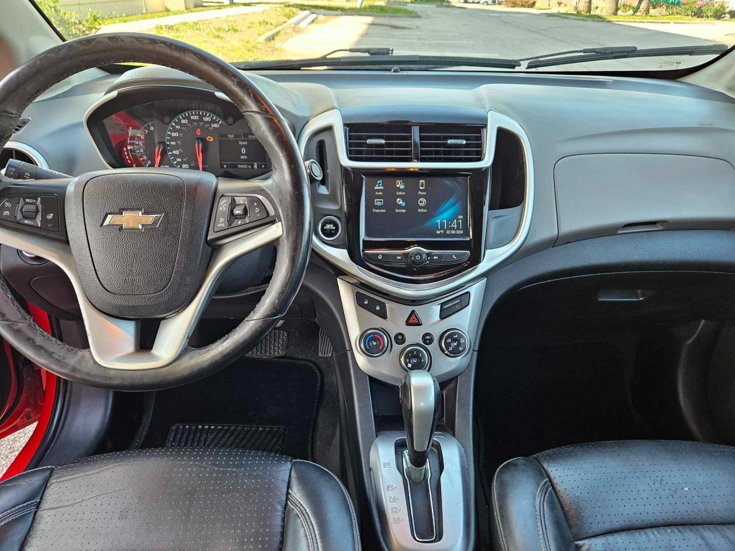 2017 Red Chevrolet Sonic (1G1JF5SB7H4) , located at 5005 Telephone Rd., Houston, TX, 77087, (713) 641-0980, 29.690666, -95.298683 - Photo#6